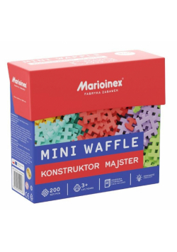 Klocki Mini Waffle 200 el. Konstruktor Majster