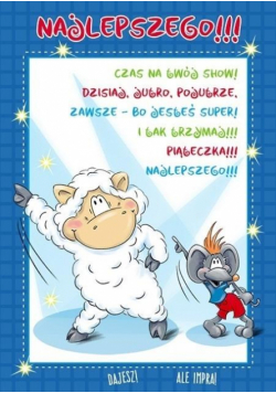 Karnet Smile B6 + koperta wzór nr 04