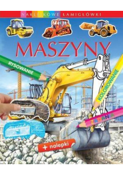 Naklejkowe łamigłówki. Maszyny
