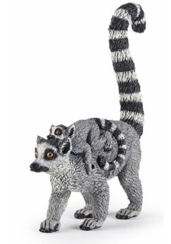 Lemur z młodym