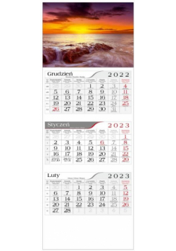 Kalendarz 2023 Trójdzielny Morze