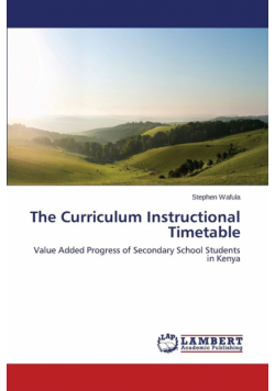 The Curriculum Instructional Timetable