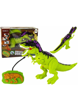 Dinozaur R/C światła dźwięki zielony