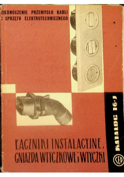 Łączniki instalacyjne gniazda wtyczkowe i wtyczki