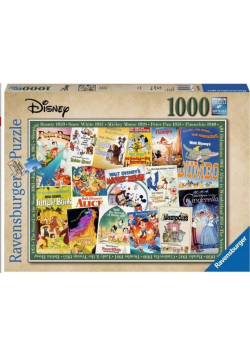 Puzzle 1000 Filmowe Plakaty Disneya