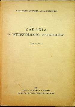 Zadania z wytrzymałości materiałów