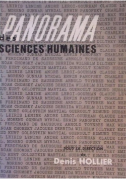 Panorama des sciences humaines