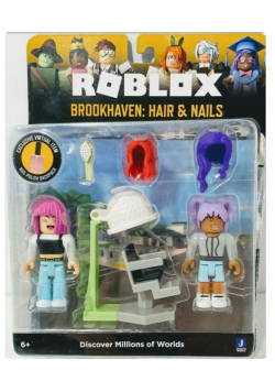 Roblox - zestaw Game Pack Brookhaven Hair&Nails