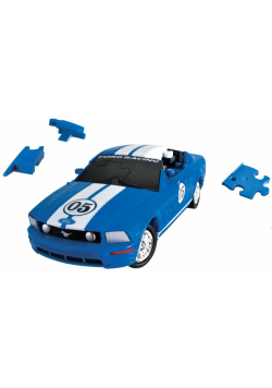 Puzzle 3D Cars - Ford Mustang - poziom 3/4 G3
