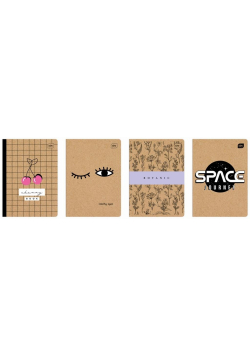 Zeszyt A5/60K kratka Kraft FSC Mix Credit (10szt)