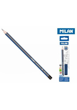 Ołówek trójkątny 2B (12szt) MILAN
