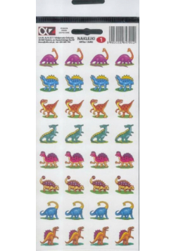 Naklejki Alfika i Zetki 1 Dinozaury