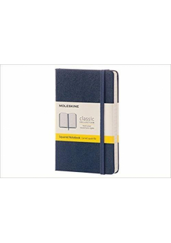 Notes Classic 9x14 tw. kratka- szafirowy MOLESKINE