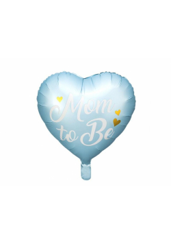Balon foliowy Mom to Be 35cm niebieski