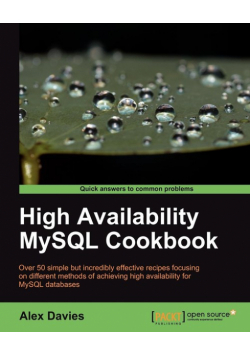 High Availability MySQL Cookbook