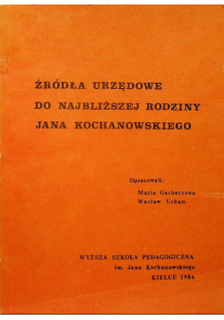 źródła  urzędowe do najbliższej rodziny