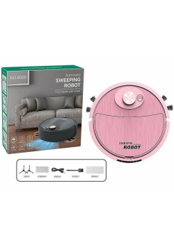 Robot sprzątający ze światłem na baterie