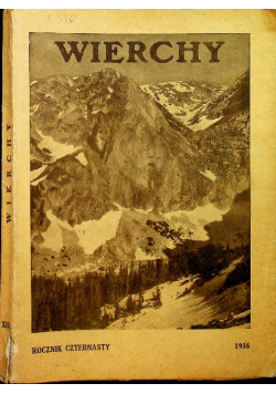 Wierchy Rocznik czternasty 1936r.