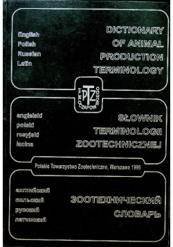 Słownik terminologii zootechnicznej