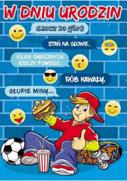Karnet Young B6 + koperta wzór nr 023 Urodziny