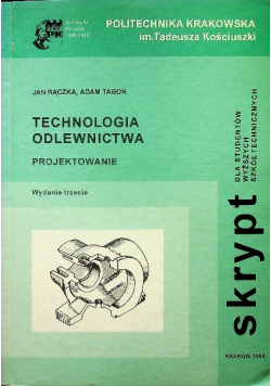Technologia odlewnictwa projektowanie