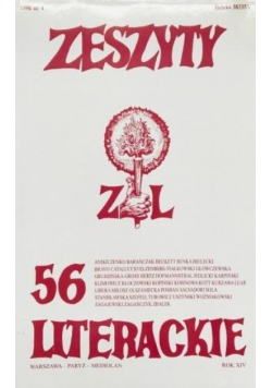 Zeszyty literackie 56 4 / 1996
