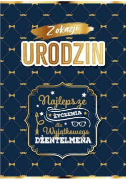 Karnet Urodziny dla niego