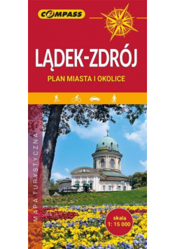 Plan miasta Lądek-Zdrój i okolice 1:15 000 w.2020