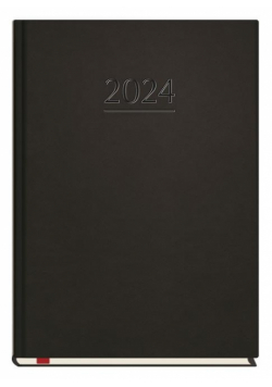 Terminarz 2024 A5 tygodniowy popularny czarny