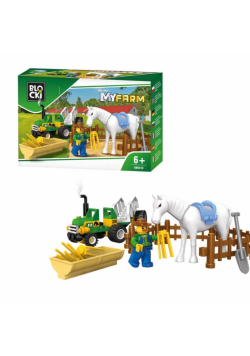 Klocki Blocki MyFarm Mały ciągnik