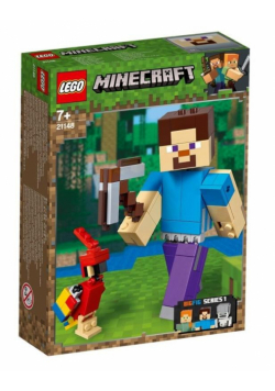 Lego MINECRAFT 21148 Steve z papugą