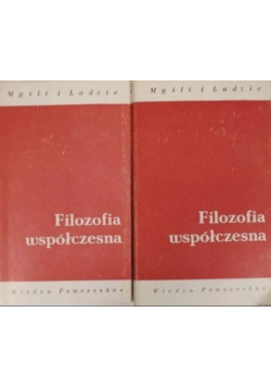 Filozofia współczesna Tom I i II