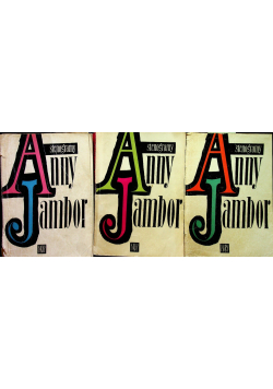 Stenogramy Anny JamborTom 1 do 3