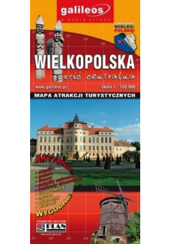 Mapa atrakcji tur. - Wielkopolska cz. centralna