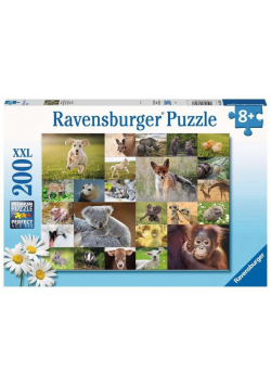 Puzzle dla dzieci 200 Zwierzątka