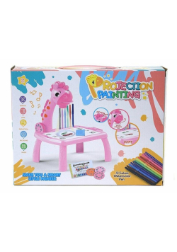 Projektor na baterie wymienne obrazki, akcesoria