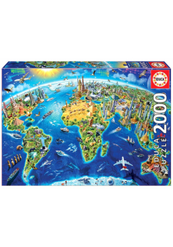 Puzzle 2000 Zabytki całego świata G3