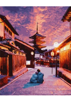 Malowanie po numerach - Romans w Kioto 40x50cm