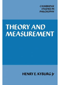 Theory and Measurement