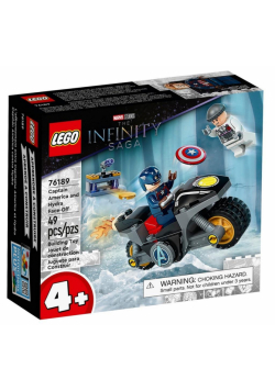 Lego SUPER HEROES 76189 Kapitan Ameryka vs Hydra