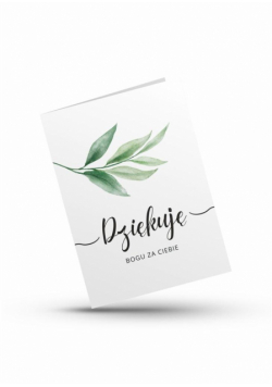 Karnet - Dziękuję Bogu za Ciebie