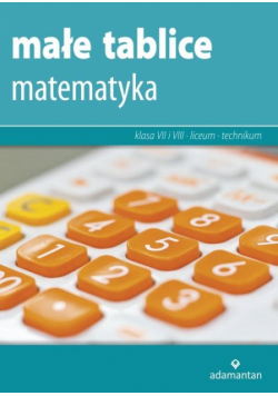 Małe tablice. Matematyka w.2019 ADAMANTAN