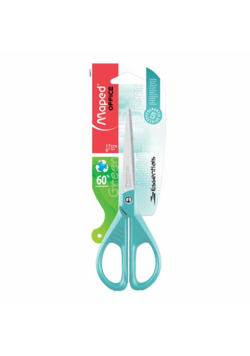 Nożyczki ekologiczne Essentials Green pastel 17cm
