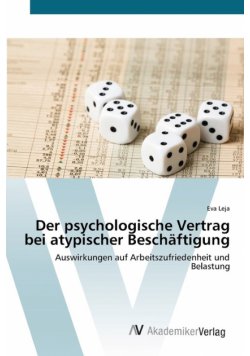 Der psychologische  Vertrag bei atypischer  Beschäftigung
