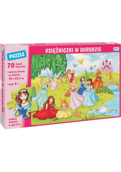 Puzzle 70 Księżniczki w ogrodzie