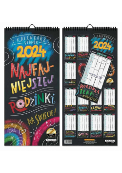 Kalendarz 2024 ścienny planer Tablicowy