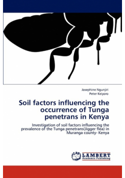 Soil factors influencing the occurrence of Tunga penetrans in Kenya