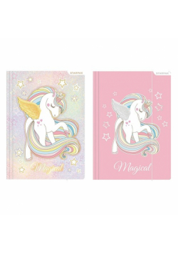 Teczka z gumką A4 Unicorn 10 sztuk mix