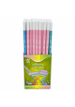 Ołówek trójkątny pastel HB (72szt) CRICCO