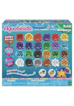 Aquabeads Błyszczące koraliki zestaw uzupełniający
